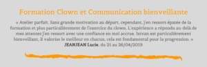 Coach développement personnel lille, CNV : formation clown